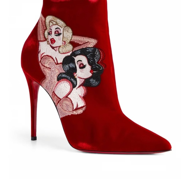 CHRISTIAN LOUBOUTIN DR BORED BOOT UP BNIB EU 40 US 10 Limited Edition - Picture 7 of 11